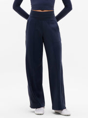 Venice High Rise Track Stripe Wide Leg Pant