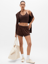 Airy Cotton Terry Mid Rise Picot Shortie