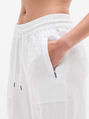 Retreat Linen High Rise Wide Leg Pant