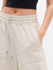 Retreat Linen High Rise Wide Leg Pant