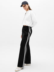 Tempo Mid Rise Wide Leg Track Pant