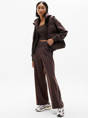Venice High Rise Track Stripe Wide Leg Pant