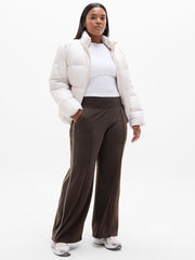 Venice High Rise Track Stripe Wide Leg Pant