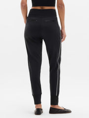 Venice High Rise Track Stripe Jogger