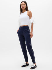 Venice High Rise Track Stripe Jogger