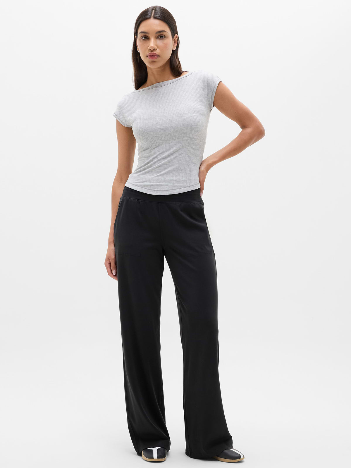 Venice High Rise Wide Leg Pant