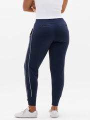 Venice High Rise Track Stripe Jogger
