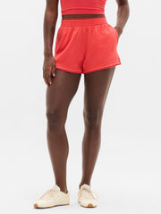 Airy Cotton Terry Mid Rise Picot Shortie